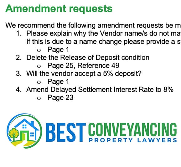 The Amendments